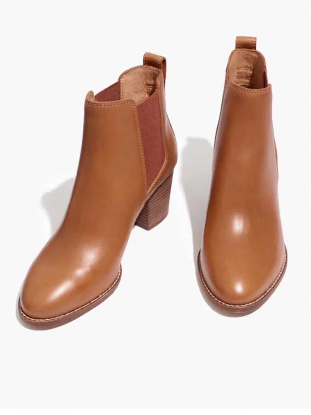 MADEWELL The Regan Boot Leather Women’s Size 8 In English Saddle